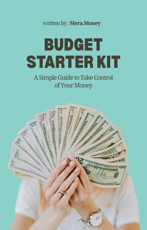 Monthly budget planning concept for Indian households