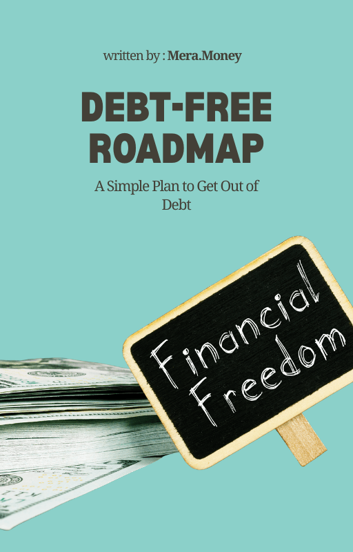 Debt management and financial progress concept ebook